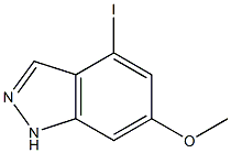 4-IODO-6-METHOXYINDAZOLE 结构式