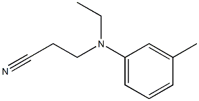ETHYLCYANOETHYL-M-TOLUIDINE 结构式
