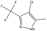 4-CHLORO-5-METHYL-3-TRIFLUOROMETHYLPYRAZOLE 结构式