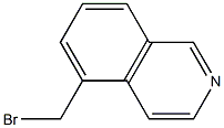 5-BROMOMETHYLISOQUINOLINE 结构式
