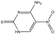 4-AMINO-5-NITRO-2-THIOPYRIMIDINE 结构式