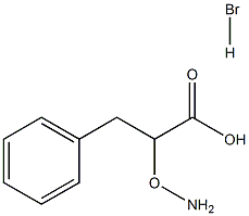 L-ALPHA-AMINOXY-B-PHENYLPROPIONIC ACID HYDROBROMIDE 结构式