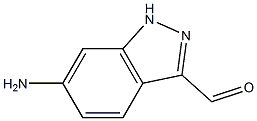 6-AMINOINDAZOLE-3-CARBOXYALDEHYDE 结构式