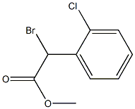 BROMO(2-CHLORO-PHENYL)ACETIC ACID METHYL ESTER 结构式