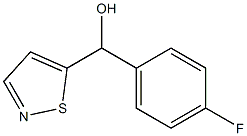 (4-Fluorophenyl)(isothiazol-5-yl)methanol
 结构式