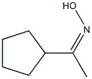 1-CYCLOPENTYL-ETHANONE OXIME 结构式
