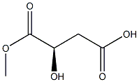 (R)-2-羟基-丁二酸-1-甲酯 结构式