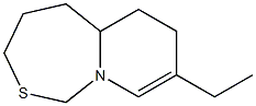 8-Ethyloctahydropyrido[1,2-C][1,3]Thiazepine 结构式