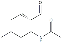 N-[(2S)-2-Formyl-1-Propylbutyl]Acetamide 结构式