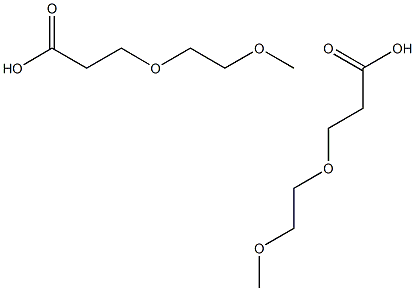 3-(2-Methoxyethoxy)propanoic acid, 4,7-Dioxa-octanoic acid 结构式