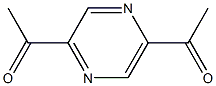 2,5-二乙酰吡嗪 结构式