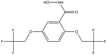 N-hydroxy-2,5-bis(2,2,2-trifluoroethoxy)benzenecarboyjimide 结构式