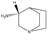 (R)-3-AMINO-1-AZABICYCOL[2,2,2]OCTANE 结构式