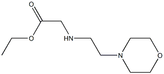 (2-MORPHOLIN-4-YL-ETHYLAMINO)-ACETIC ACID ETHYL ESTER 结构式