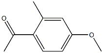 1-(4-METHOXY-2-METHYLPHENYL)ETHANONE 结构式