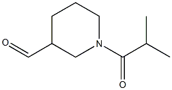 1-ISOBUTYRYLPIPERIDINE-3-CARBALDEHYDE 结构式