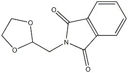 2-(1,3-DIOXOLAN-2-YLMETHYL)-1H-ISOINDOLE-1,3(2H)-DIONE 结构式