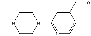 2-(4-METHYLPIPERAZIN-1-YL)ISONICOTINALDEHYDE 结构式