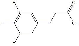 3-(3,4,5-TRIFLUOROPHENYL)PROPANOIC ACID 结构式