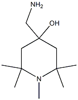4-(AMINOMETHYL)-1,2,2,6,6-PENTAMETHYLPIPERIDIN-4-OL 结构式