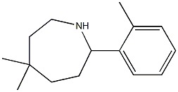 5,5-DIMETHYL-2-(2-METHYLPHENYL)AZEPANE 结构式
