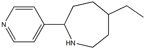 5-ETHYL-2-PYRIDIN-4-YLAZEPANE 结构式