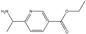 6-(1-AMINOETHYL)NICOTINIC ACID ETHYL ESTER 结构式