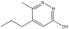 6-METHYL-5-PROPYLPYRIDAZIN-3-OL 结构式