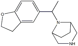 8-[1-(2,3-DIHYDRO-BENZOFURAN-5-YL)-ETHYL]-3,8-DIAZA-BICYCLO[3.2.1]OCTANE 结构式