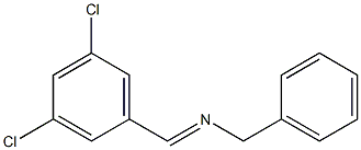 N-benzyl-N-(3,5-dichlorobenzylidene)amine 结构式