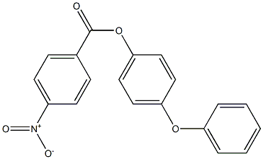 4-phenoxyphenyl 4-nitrobenzoate 结构式