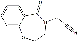 2-[5-oxo-2,3-dihydro-1,4-benzoxazepin-4(5H)-yl]acetonitrile 结构式