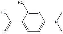 4-(dimethylamino)-2-hydroxybenzenecarboxylic acid 结构式