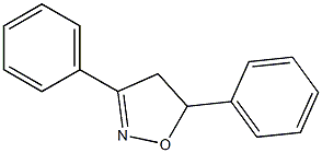 3,5-diphenyl-4,5-dihydroisoxazole 结构式