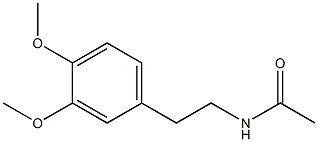 N1-(3,4-dimethoxyphenethyl)acetamide 结构式