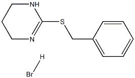 2-(benzylsulfanyl)-1,4,5,6-tetrahydropyrimidine-hydrabromide 结构式