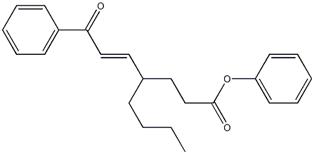 4-[(E)-3-oxo-3-phenyl-1-propenyl]phenyl octanoate 结构式