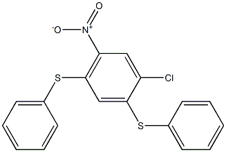 1-chloro-5-nitro-2,4-di(phenylsulfanyl)benzene 结构式