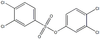 3,4-dichlorophenyl 3,4-dichlorobenzene-1-sulfonate 结构式