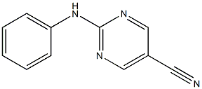 2-anilino-5-pyrimidinecarbonitrile 结构式