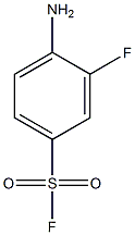 4-Amino-3-fluorobenzenesulphonylfluoride 结构式