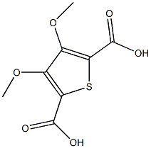 3,4-dimethoxythiophene-2,5-dicarboxylic acid 结构式