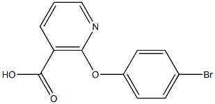 2-(4-bromophenoxy)nicotinic acid 结构式