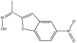1-(5-nitrobenzo[b]furan-2-yl)ethan-1-one oxime 结构式