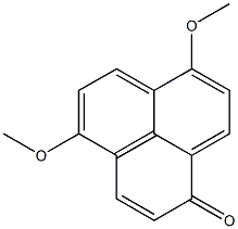 4,7-dimethoxy-1H-phenalen-1-one 结构式