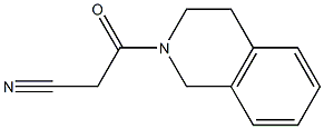 3-oxo-3-(1,2,3,4-tetrahydroisoquinolin-2-yl)propanenitrile 结构式