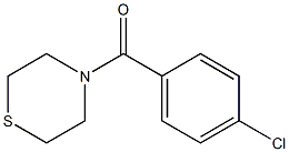 (4-chlorophenyl)(1,4-thiazinan-4-yl)methanone 结构式