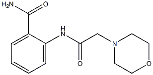 2-[(2-morpholinoacetyl)amino]benzamide 结构式