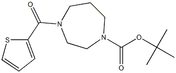 tert-butyl 4-(2-thienylcarbonyl)-1,4-diazepane-1-carboxylate 结构式