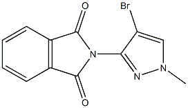 2-(4-bromo-1-methyl-1H-pyrazol-3-yl)-1H-isoindole-1,3(2H)-dione 结构式